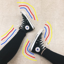vangoghkid:  let’s b real black chucks are so classic ig: syd.taylor