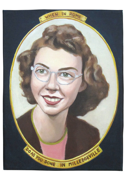 Flannery O'Connor Walks Among Us StillPortrait by Ashley Anderson