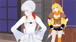 vexahliaderolo:kaity’s rwby relationship week:      ↳ day 1: weiss schnee and yang xiao long  (freez