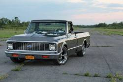 hemmingsmotornews:  Static dropped big-block 1972 Chevrolet C10 for sale on Hemmings.com. 