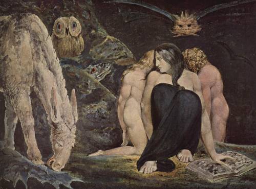 lionofchaeronea: Hecate (The Night of Enitharmon’s Joy), William Blake, 1795