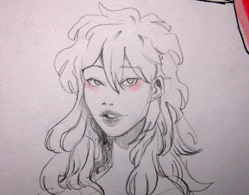 c2oh:  some pencil stuff while i ate hot cheesetoes. its a miracle i didn’t get any on the page.