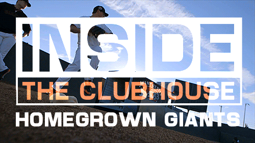 Go INSIDE THE CLUBHOUSE (Literally) Homegrown Giants Premiere’s Tomorrow 4pm On CSN Bay Area | SFGiants.com/InsideSFG