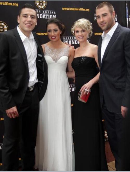 Wives and Girlfriends of NHL players — milan and brittany lucic with johnny  and sheena...