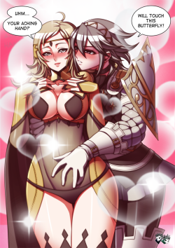 Jadenkaiba:   “Uhm…Your Aching Hand?” Fire Emblem Fates Ophelia And Soleil