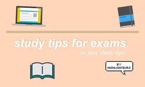 Hey Guys !! This Is My First Masterpost Hahaha Exciting So Exams Are Coming Up Soon (for Me), Aka Those