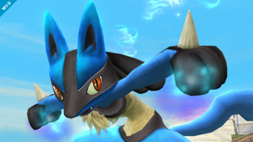 supersmashbrospics: Lucario Fights with the Power of Aura!