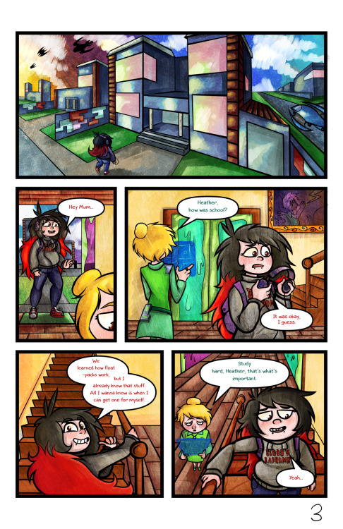 The original first three pages of Friendbot, a project I started writing in early 2014, and started 