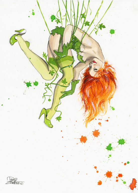 supersexualtyrannosaurus:  Pin-Up DC Girls art by lora-zombie