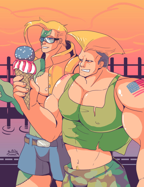 Guile VS. Charlie Nash 