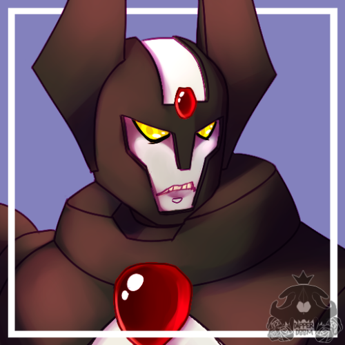 doomscritterbook:  Commission 2/3 for @scrap–heap of High max! please do not repost
