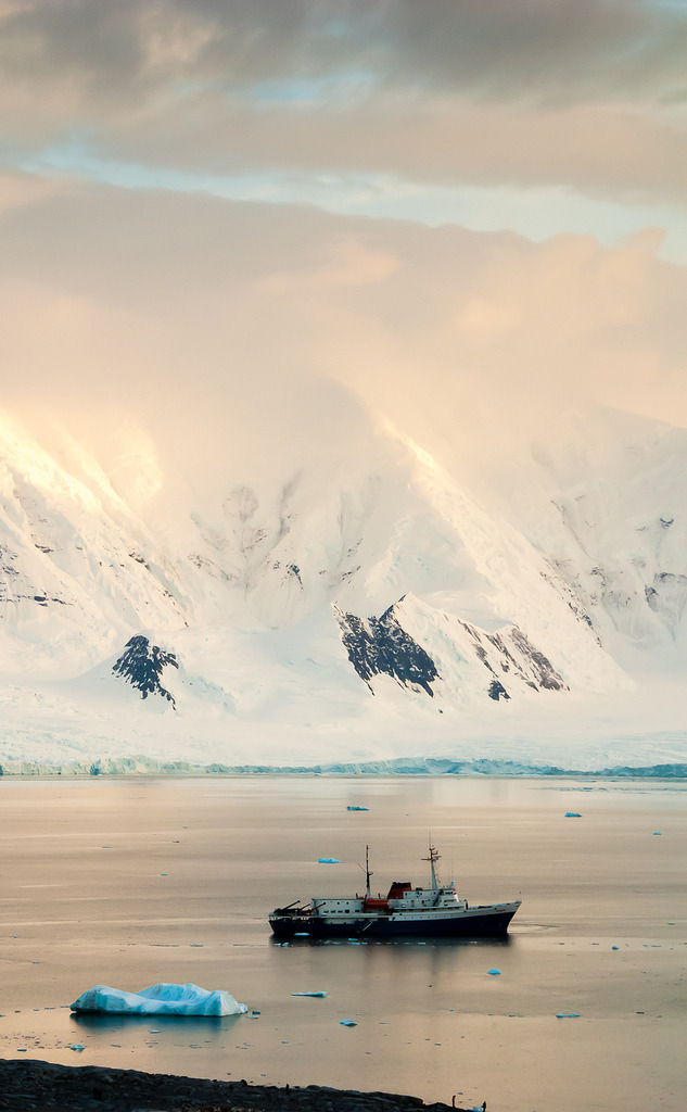 eocene:  Early morning in Antarctica by Bogdan Ionescu 
