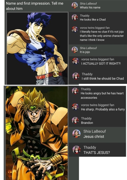 JoJo Characters Described By My Friends Who've Never Seen JoJo