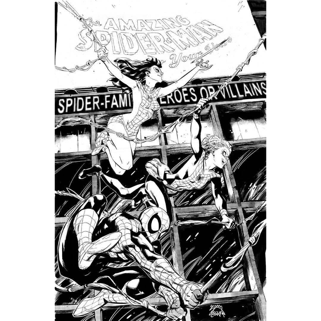 The cover to Amazing #spiderman #renewyourvows 13! By me!