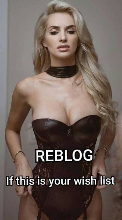 XXX mistresstakesoverslave:Reblog and send me photo