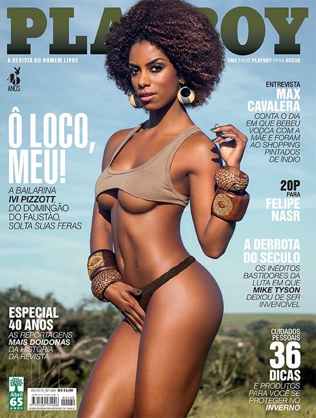 Nas Capas do Brasil! on Tumblr: Playboy - Maio 2015 - Ivi Pizzotti Mais uma  bela capa pra Playboy. Ivi é gata, e esse fundo e logo ficaram muito bons.  Mas