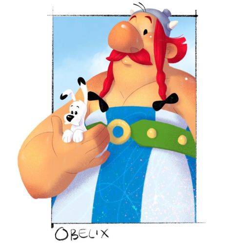 Number 6 of #sixfanarts #sixfanartschallenge #obelix #astrixandobelix  www.instagram.com/p/B