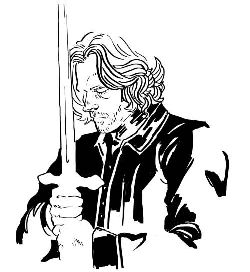 thegoodthebadandtheart: it’s my birthday and i’ll post sam with a sword if i want to