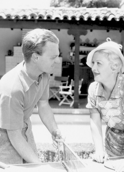 jamescagneylove: Mr. and Mrs. James Cagney at home, c. 1930s