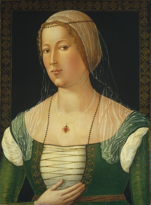 Portrait of a Young Woman, Girolamo di Benvenuto, ca. 1508