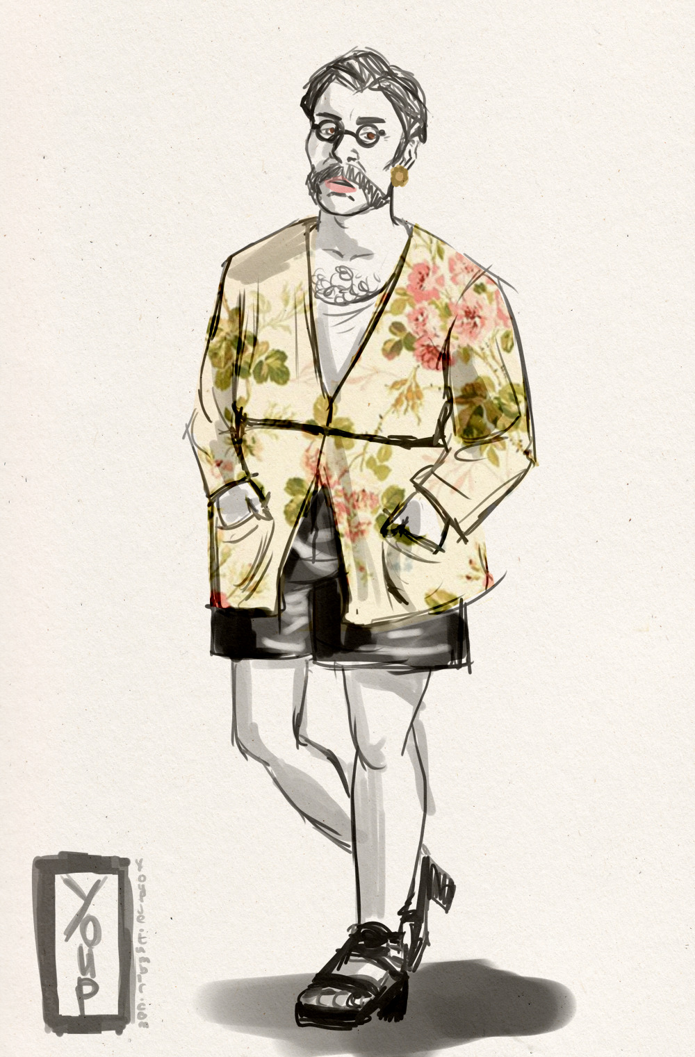 youpje:  Modern day AU in which Hiroshi Sato made his fortune by runnig a popular