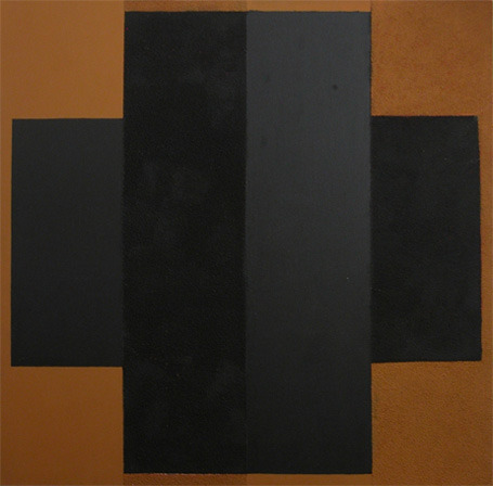nobrashfestivity:Lygia Pape, Black and Brown Painting