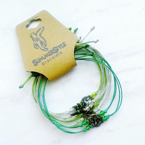Some gorgeous greens for your Wednesday. www.summerstylebracelets.etsy.com. . . . . #summerstylebr