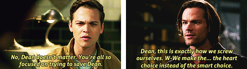sobsicles:inacatastrophicmind: 14x02//11x18 “the heart choice instead of the smart choice&rdqu