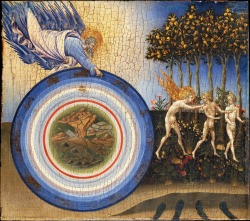 bonjourtableau:  The Creation of the World and the Expulsion from Paradise, 1445, Giovanni di Paolo, Metropolitan Museum of Art 