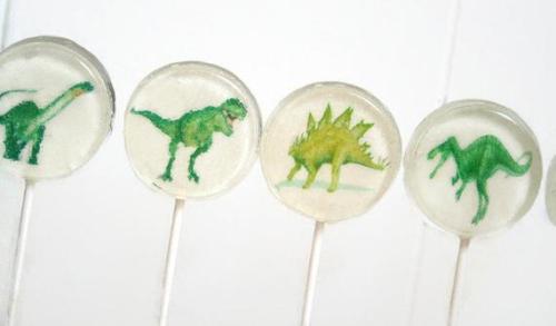 Jurassic Dinosaur Party Favor Lollipops //SmashCandies