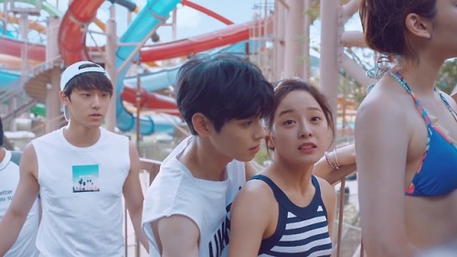 365daysofsexy: Eunwoo and Sejeong were cute, but seriously, who is Eunwoo’s hot friend in the white 