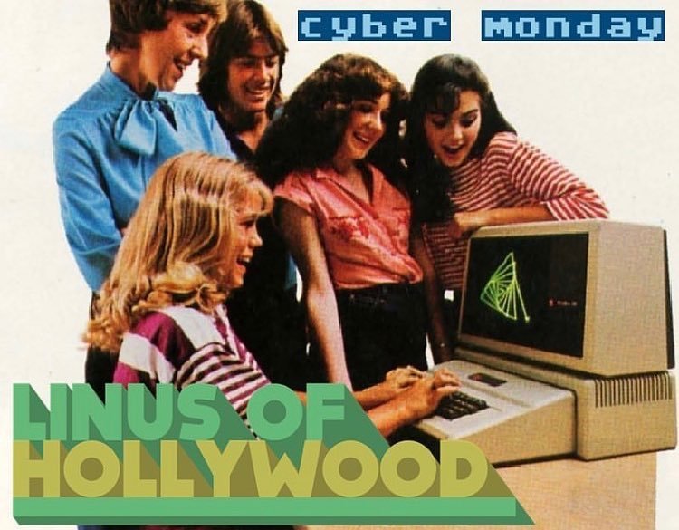 It’s CYBER MONDAY! That’s the day you can get special savings using your personal home computer. Head on over to the LoH Webshop for 50% OFF your ENTIRE ORDER with PROMO CODE: VIC20
ONE DAY ONLY!
https://linusofhollywood.bigcartel.com/