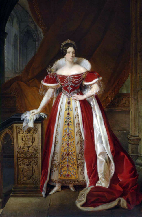 Frances Anne Vane, Marchioness of Londonderry, in peeress&rsquo;s robes decorated with jewels and a 