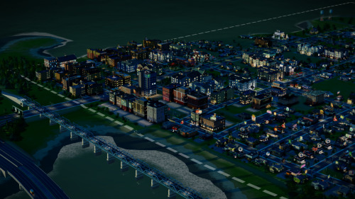 I tried screenshotting the progress of my first city in SimCity from the same angle. They&rsquo;