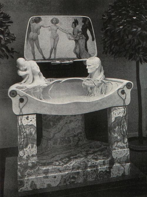 Franz von Matsch (1861-1942), Phantasie über das Leben. Brunnen für einen Winter-Garten