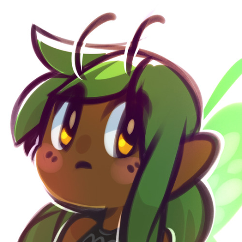 chocolate-rebel: saturday’s art request for dalvy of her lil faerie character :D also, a littl