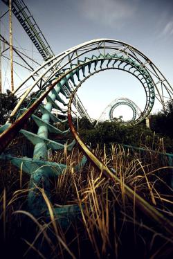 blazepress:  Abandoned Roller Coaster from