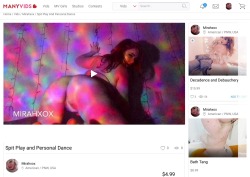 mirahxox:  New Video: Spit Play and Personal