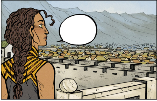 Coloured panels from The Nameless City book 3, The Divided Earth, out in September 2018 from First S
