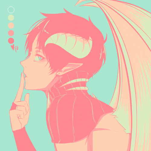 fumuko:Anon… I can’t believe you’d choose such a cute palette for a sex demon.
