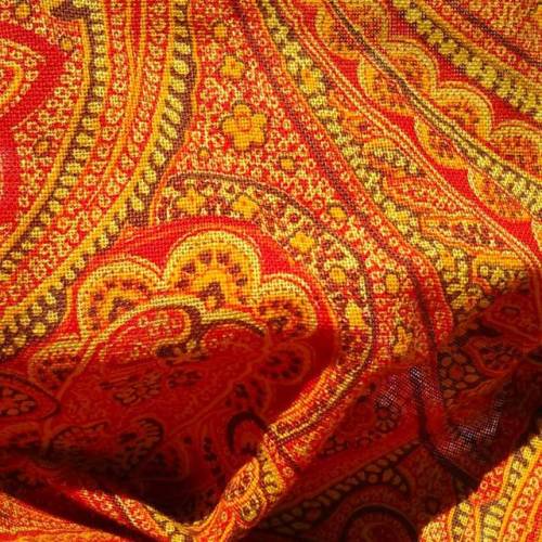 #orange #paisley #persianpickle #bright #happy #praisethesun #fashion #design #material #pattern #no