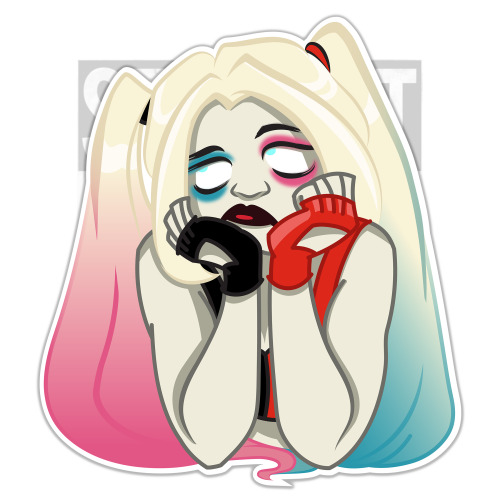 sopheyart:«Harley Quinn» stickerpack by Sopheyapt. 1