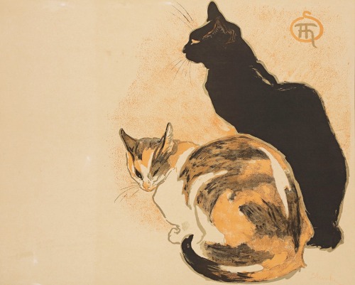 inland-delta: Théophile Alexandre Steinlen, Cats, 1896