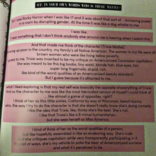 The Best Trixie Interview I’ve Ever Read 