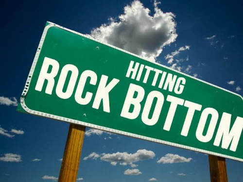 When You Fall To Rock Bottom...