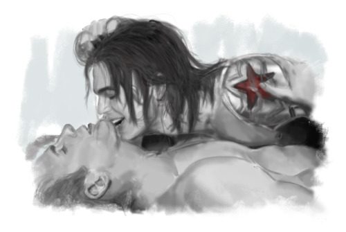 ohcaptainmycaptain1918: noirefilthythoughts: My first Stucky for @ohcaptainmycaptain1918, because I’