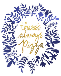 gthegentleman:  There’s Always Pizza | via Homme Sur La Lune on Etsy