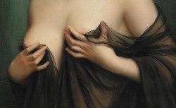 paintingispoetry:François Martin-Kavel, Young Beauty detail, ca. 1880-1931