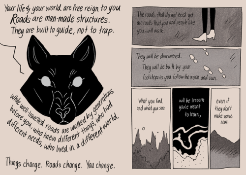 reimenaashelyee:The Road Well Travelled - a comic about realising you’ve gone on the wrong path, and