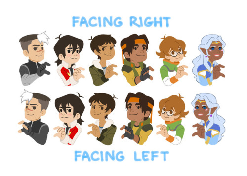 zhelly:❤ VOLTRON SHIPPING STICKERS ❤New in my shop! Create your favorite pairs with these cute stick